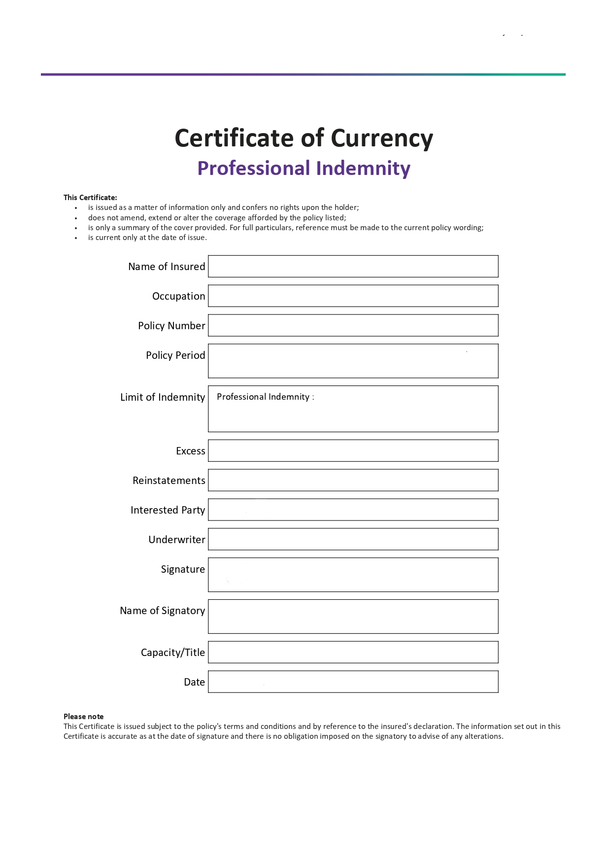 certificate-of-currency-statement